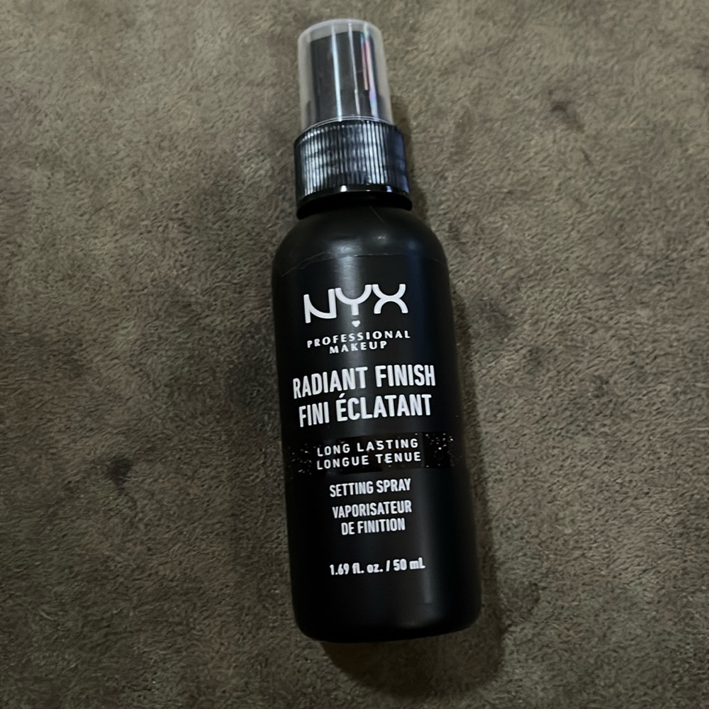 NYX radiant finish setting spray.